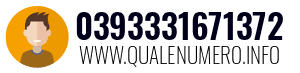Numero di telefono 0393331671372 0393331671372