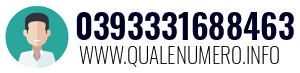 Numero di telefono 0393331688463 0393331688463