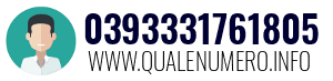 Numero di telefono 0393331761805 0393331761805