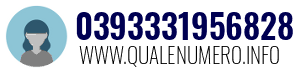 Numero di telefono 0393331956828 0393331956828