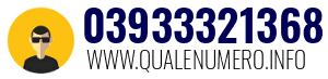 Numero di telefono 03933321368 03933321368