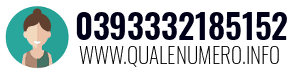 Numero di telefono 0393332185152 0393332185152