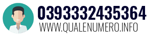 Numero di telefono 0393332435364 0393332435364
