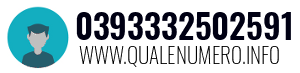 Numero di telefono 0393332502591 0393332502591