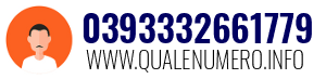 Numero di telefono 0393332661779 0393332661779