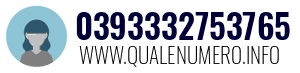 Numero di telefono 0393332753765 0393332753765