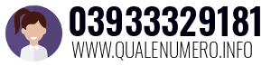 Numero di telefono 03933329181 03933329181