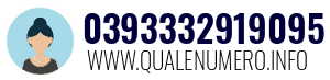 Numero di telefono 0393332919095 0393332919095