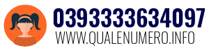 Numero di telefono 0393333634097 0393333634097