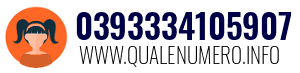 Numero di telefono 0393334105907 0393334105907