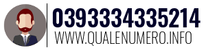 Numero di telefono 0393334335214 0393334335214