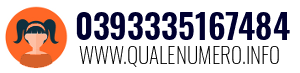 Numero di telefono 0393335167484 0393335167484