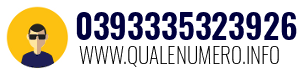Numero di telefono 0393335323926 0393335323926
