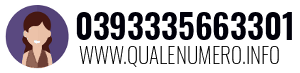 Numero di telefono 0393335663301 0393335663301