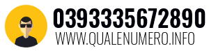 Numero di telefono 0393335672890 0393335672890