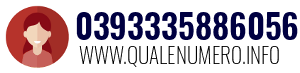 Numero di telefono 0393335886056 0393335886056
