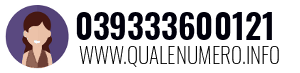 Numero di telefono 039333600121 039333600121