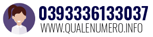 Numero di telefono 0393336133037 0393336133037