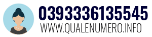 Numero di telefono 0393336135545 0393336135545