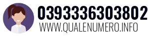 Numero di telefono 0393336303802 0393336303802
