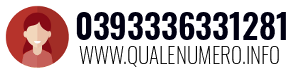 Numero di telefono 0393336331281 0393336331281