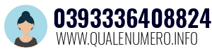 Numero di telefono 0393336408824 0393336408824