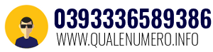 Numero di telefono 0393336589386 0393336589386