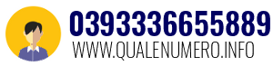 Numero di telefono 0393336655889 0393336655889