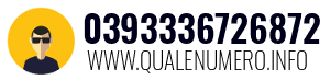 Numero di telefono 0393336726872 0393336726872