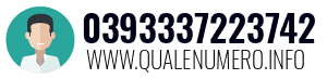 Numero di telefono 0393337223742 0393337223742