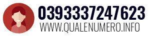 Numero di telefono 0393337247623 0393337247623