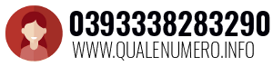 Numero di telefono 0393338283290 0393338283290