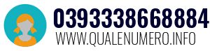 Numero di telefono 0393338668884 0393338668884