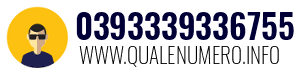 Numero di telefono 0393339336755 0393339336755