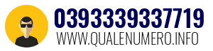 Numero di telefono 0393339337719 0393339337719
