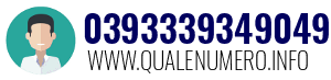 Numero di telefono 0393339349049 0393339349049