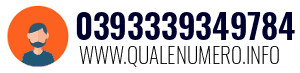 Numero di telefono 0393339349784 0393339349784