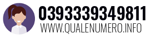 Numero di telefono 0393339349811 0393339349811