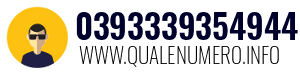 Numero di telefono 0393339354944 0393339354944