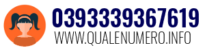 Numero di telefono 0393339367619 0393339367619