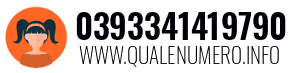Numero di telefono 0393341419790 0393341419790