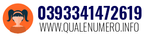 Numero di telefono 0393341472619 0393341472619
