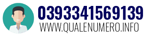 Numero di telefono 0393341569139 0393341569139
