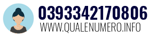 Numero di telefono 0393342170806 0393342170806