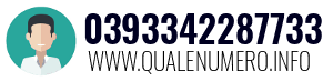 Numero di telefono 0393342287733 0393342287733