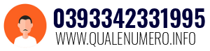 Numero di telefono 0393342331995 0393342331995