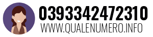 Numero di telefono 0393342472310 0393342472310