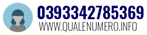 Numero di telefono 0393342785369 0393342785369