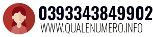 Numero di telefono 0393343849902 0393343849902