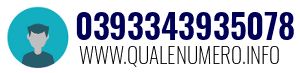 Numero di telefono 0393343935078 0393343935078